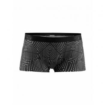 Craft Mujer Greatness Waist banda Boxer W BL/White L Unterhose, Black/White, L