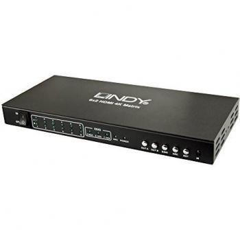 LINDY 6x2 Port 4K HDMI 2.0 UHDin Picture Matrix Switch