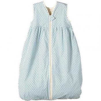 Lana Naturalwear - Saco de dormir con lunares para bebé, color blau