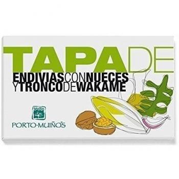 Porto Muiños Tapa de Endivias con Nueces Y Tronco de Wakame - 125 gr