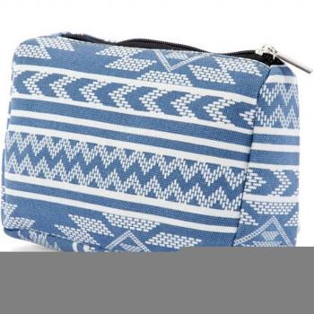 Benzi - Bolsa de aseo  azul Blue/White Zig-Zag S
