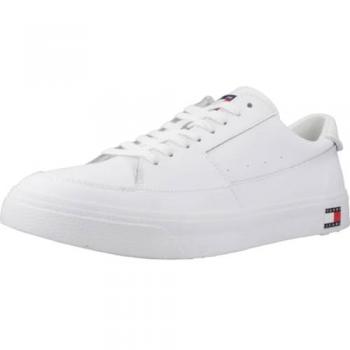 Tommy Hilfiger Men's White Low Top Sneakers 1398YBS