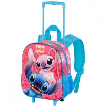 Mochila con Ruedas 3D de Lilo y Stitch - Karactermania