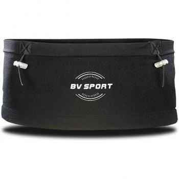 Cinturón de trail/running BV Sport Belt Ultra Negro - Cinturón ligero, ajustable, con múltiples bolsillos para almacenamiento, material transpirable y resistente al agua
