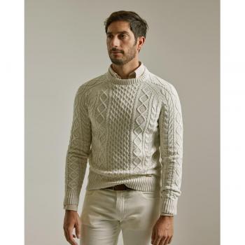 PuroEGO Jersey Hombre Arán Off-White
