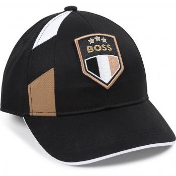 Gorra de niño Boss Kidswear color negro en poliéster