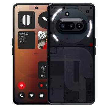 Smartphone Nothing Phone (3a) 5G, 128GB, 8GB RAM, Pantalla AMOLED de 6.77, Dual SIM, Cámara de 50MP, Carga Rápida de 45W - Negro