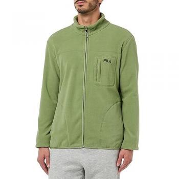 Fila BLEIBURG chaqueta ligera para hombre - cierre con cremallera, bolsillo pequeño en el pecho y dos bolsillos laterales, color verde aceite