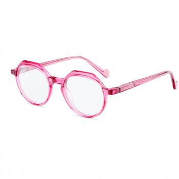 Etnia Barcelona Baaaang Kids PK Kids' Eyeglasses Pink Size 44 - Frame Only - Blue Light Block Available