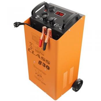 Cargador de Batería 12V y 24V con Función de Arranque Rápido para Coche, Moto y Camión - Wiltec
