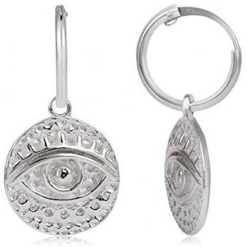 Córdoba Jewels | Pendientes en plata de ley 925 con diseño Aritos Ojo Silver