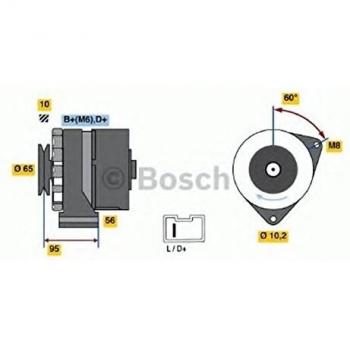 Alternador Bosch 50A 14V para Peugeot y Citroën