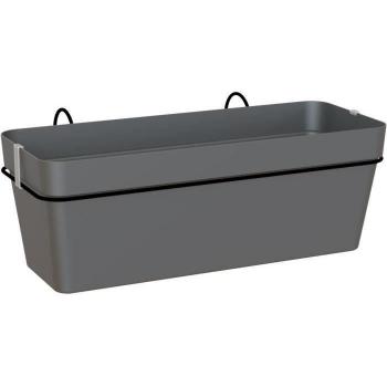 Artevasi Maceta Colgante para Balcón 1,45 L - Kit balcony planter capri re 50cm v2 anthracite 50.2 x 28.5 x h20 cm - 1.45