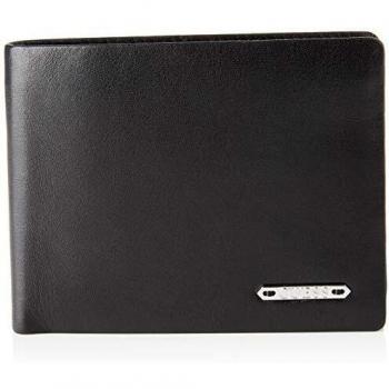 GUESS Tyler Money Clip Card Case, Cartera. para Hombre, Negro