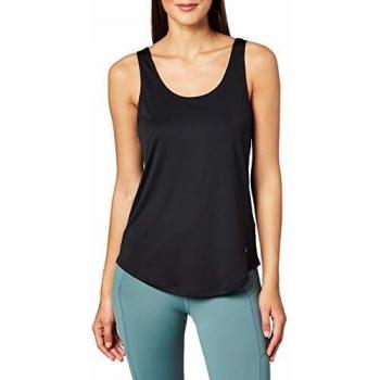 Nike W Nk Dry TNK Ssnl Essntl Elstk Tank Top, Mujer, Black/White, 2XL