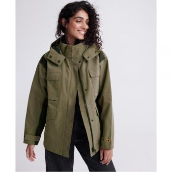 Chaqueta Impermeable Verde Canyon para Mujer Superdry