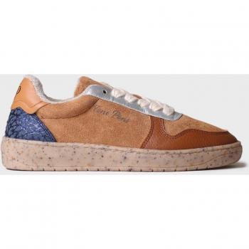 Zapatillas de mujer de serraje con cordones