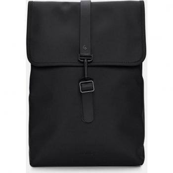 Rains Rucksack - Black, Unisex, One Size, Waterproof, with Laptop Compartment