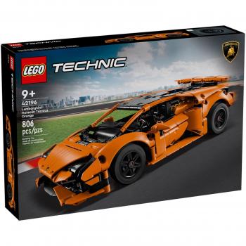 LEGO Technic Lamborghini Huracán 42196 - Coche de juguete naranja para niños a partir de 9 años