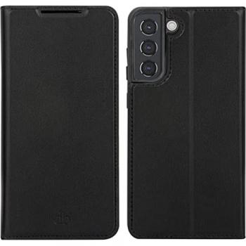 Funda Folio de Piel Vegana Oslo para Samsung Galaxy S22+ - Negra - Certificación GRS
