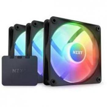NZXT F140 RGB DUO Twin Pack - Ventiladores de Carcasa para Ordenador en Blanco, 2 unidades