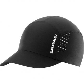 Gorra unisex de running Salomon Cross Compact Cap negra