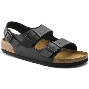 Sandalias Negras Birkenstock Milano en Birko Flor