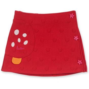 Falda de bebé niña Tuc Tuc Besties punto rojo