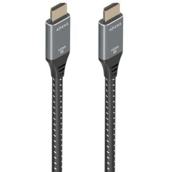 Cable HDMI V2.1 Ultra Alta Velocidad 8K@60Hz 48Gbps A/M-A/M 5m Gris/Negro