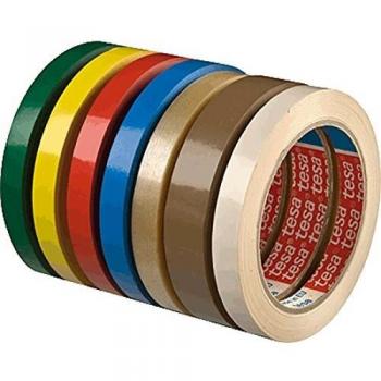Tesa 138298 - Cinta PVC, 12 mm x 66 m, color azul