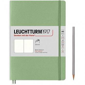 Libreta Leuchtturm A5 tapa blanda liso sage