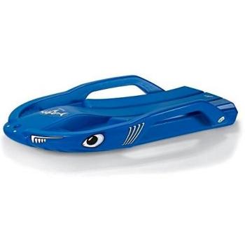 Trineo Snow Shark Rolly Toys - Azul, con control por desplazamiento de peso, asiento ergonómico, para niños a partir de 3 años