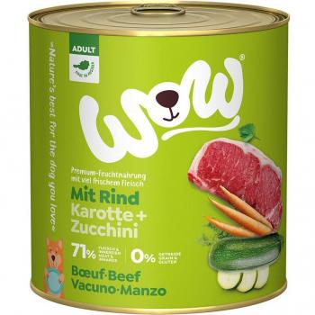 WOW Alimento Húmedo para Perros - Vaca 6 x 800 g