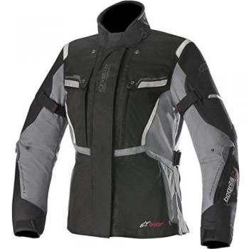 Alpinestars Chaqueta moto Stella Bogota V2 Drystar Jacket Black Dark Gray, Negro/Gris, M
