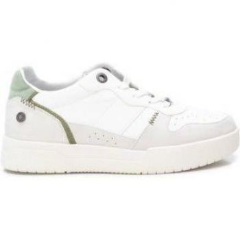 Zapatilla Refresh 170601 Mujer Beige con Detalles en Cordón de Piel/textil Vegana