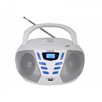 Radio portátil Blaupunkt BB7-WH Gris Cian con Reproductor MP3 y FM
