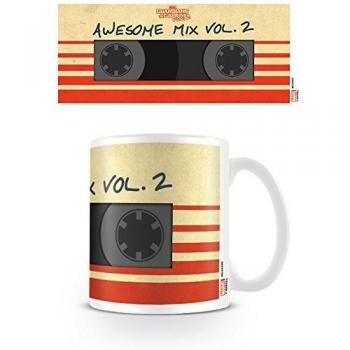 Guardianes de la Galaxy Vol. 2 Awesome Mix Vol. 2 Taza de cerámica, Multicolor
