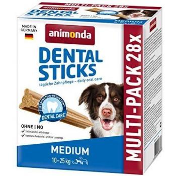 Animonda Dental Sticks Medium snacks para perros - Pack económico: 16 x 180 g (112 palitos)