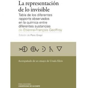 La representación de lo invisible: Tabla de los diferentes rapports observados en la química entre diferentes sustancias