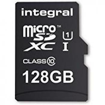 Integral memory INMSDX128G10 - 8025N3R micro SDXC Class 10 UltimaPro UHS-1 128 GB tarjeta de memoria con USB 3.0 lector de tarjetas