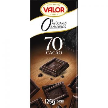 Chocolate Negro 70% Sin Azúcar Valor