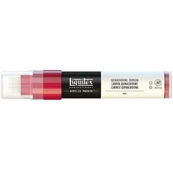 LIQUITEX Rotulador de Pintura acrílica, Punta Ancha, Carmesí quinacridona, 15 mm