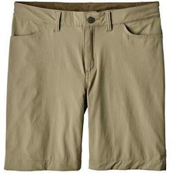 Patagonia W'S Skyline Traveler Pantalón Corto, Mujer, Shale, S/M