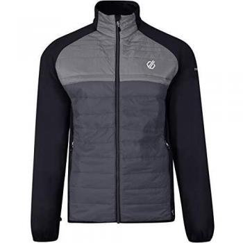Dare 2b Coordinate Water Repellent Quick Wicking & Anti-Bacterial Iloft Wool Jacket Chaquetas Acolchadas, Hombre, Negro/Ebony Grey/Aluminio, S