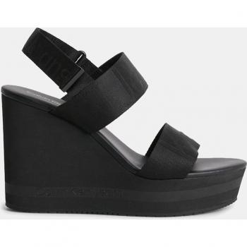 Sandalias de Mujer CALVIN KLEIN YW0YW00959 WEDGE SANDAL WEBBING BDS BLACK