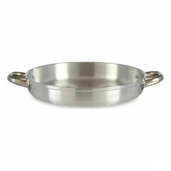 Sartén Plateado de Aluminio Kinvara, Estándar, 29 x 5 x 38 cm (12 Unidades)