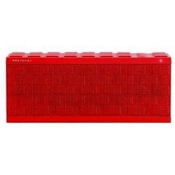 Amethyst The Mini Block - Altavoz Bluetooth portátil, color rojo