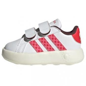 Zapatillas para bebés adidas Originals Grand Court Minnie Mouse 2.0 Cloud White / Pink Fusion / Pure Ruby