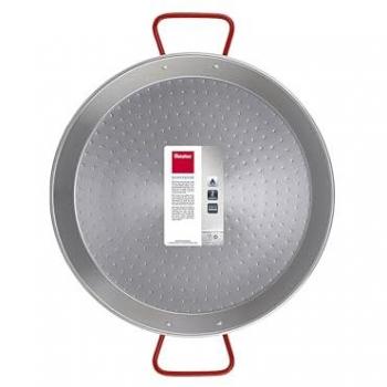 Paellera de Acero Pulido Metaltex 40 cm para 9 Raciones