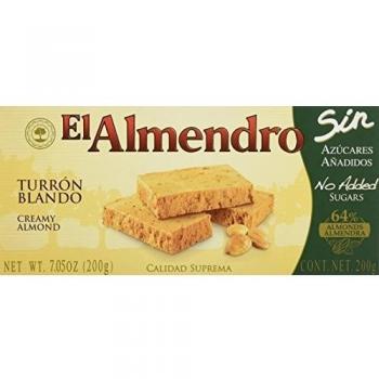 El Almendro Turrón Blando Sin Azúcar Añadido - 200 gr